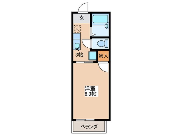 アーバンシティ山手Ｂ棟の物件間取画像